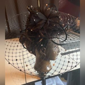 Black headband fascinator